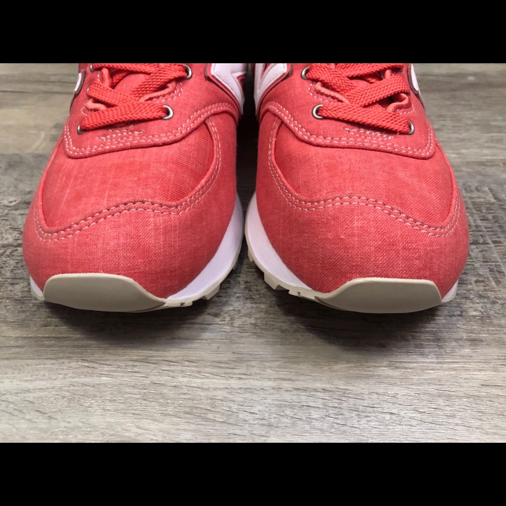 New Balance 574 Chambray Beach Coral NEW Sneakers - Picture 7 of 8
